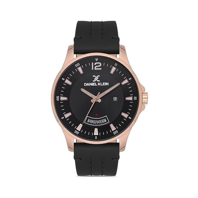 Daniel Klein Analog Quartz Leather Men’s Watch (DK.1.12870-3)