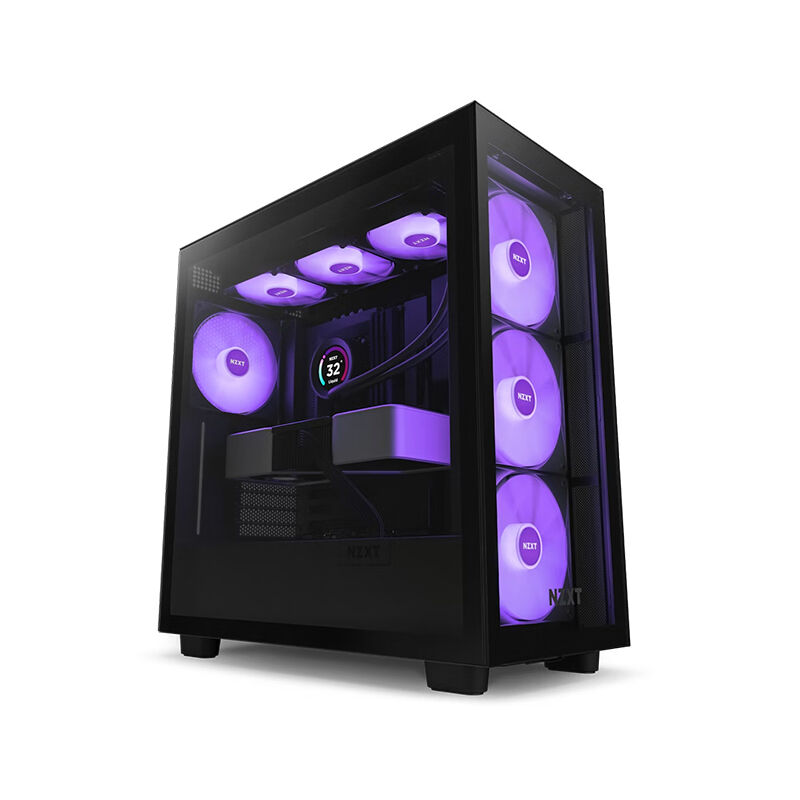 NZXT H Series H7 Elite 2023 Edition Premium ATX Mid Tower Desktop Casing (CM-H71EB-02)