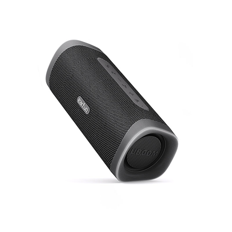 EarFun UBOOM L Portable Bluetooth Speaker with Free T-Shirt - Black