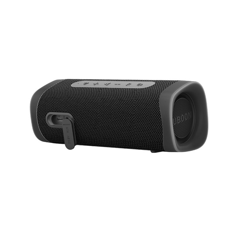 EarFun UBOOM L Portable Bluetooth Speaker with Free T-Shirt - Black