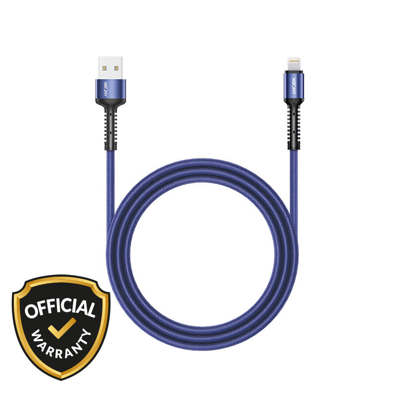 Anobik Essential 1m USB-A to Lightning Data Cable (EC-L100) - Blue