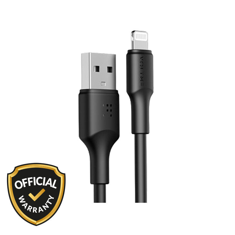 VOLTME EDC 1.2m USB-A to Lightning Fast Charging Data Cable - Black