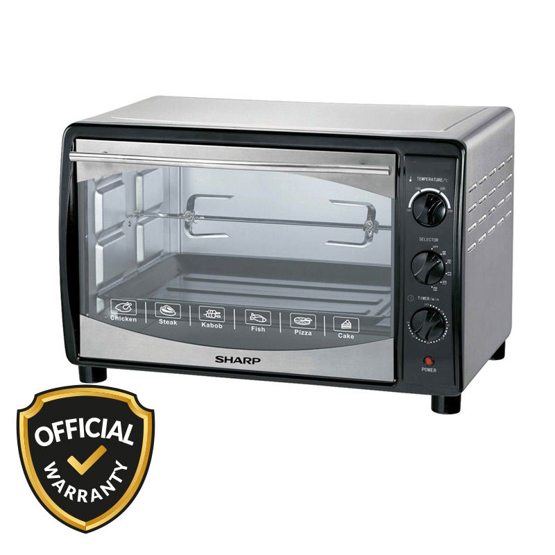 Sharp EO-42K 42 Liters Rotisserie + Convection Electric Oven - Black & Silver