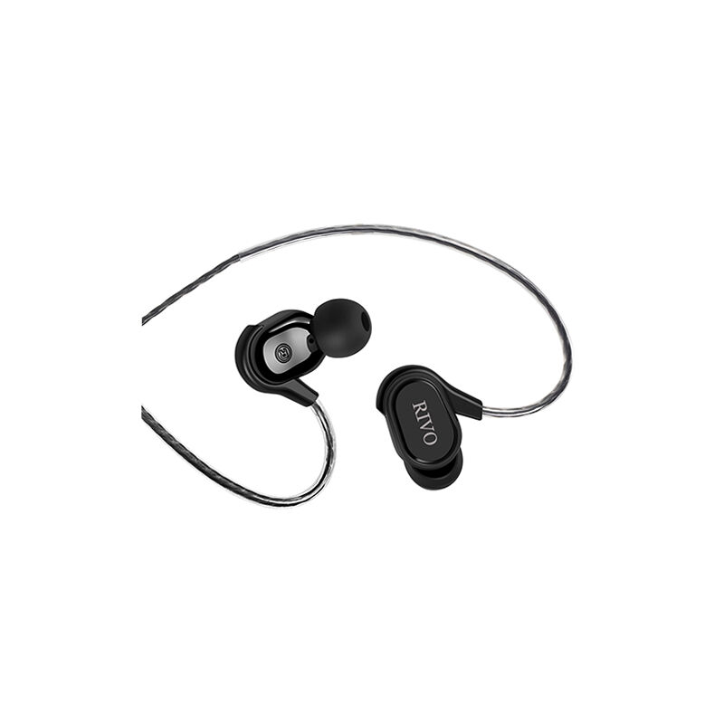 Rivo ES-102 Type-C Wired Earphone - Black