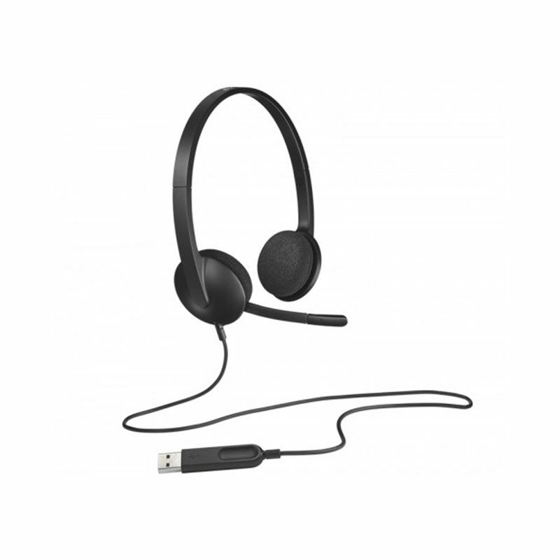 Logitech H340 Stereo USB Headset with Microphone