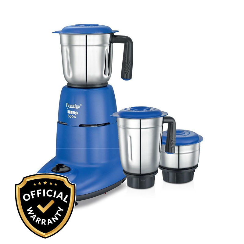 Prestige Hero 500W 3 Jars Mixer Grinder	