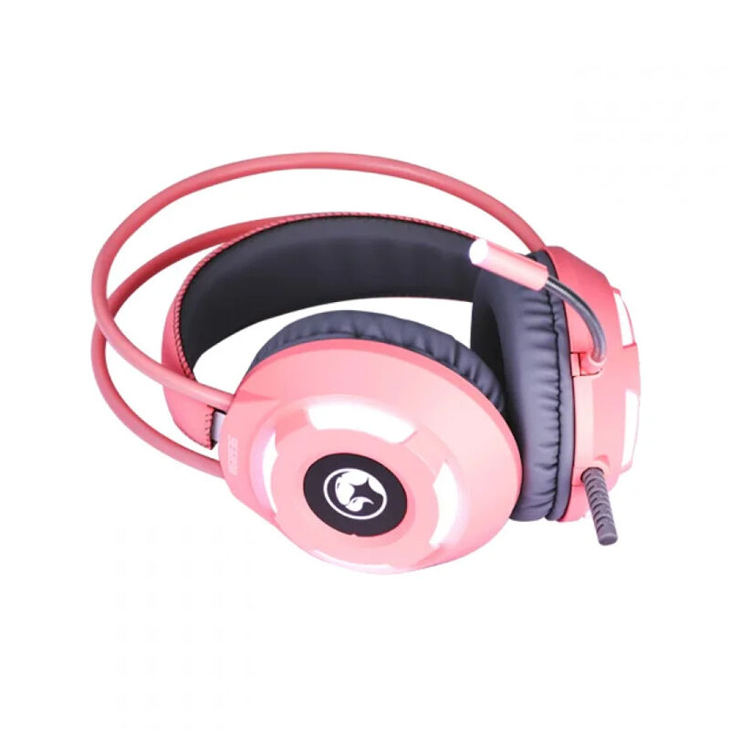 Marvo Stereo Wired Gaming Headphone (HG8936) - Pink