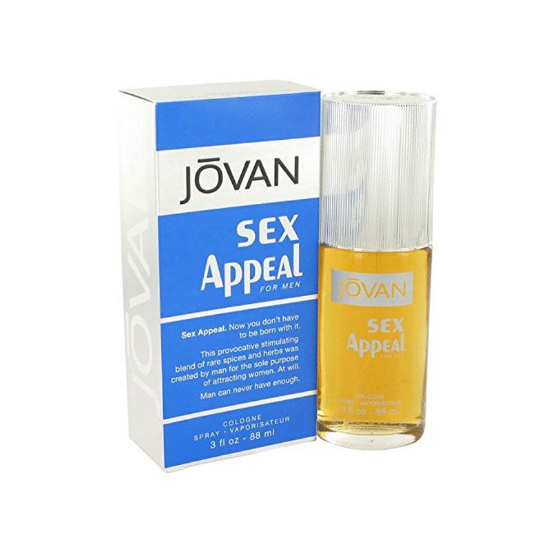 Jovan Sex Appeal Cologne Spray 88ml for Men (35017009425)