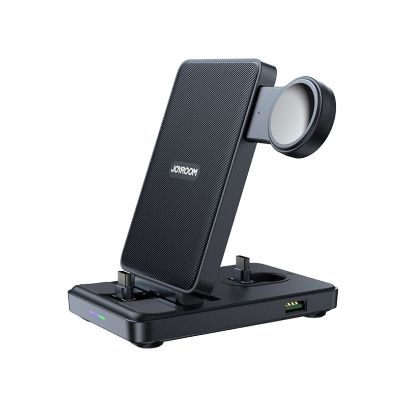 Joyroom JR-WQS01 4-in-1 Type-C Wireless Charging Stand – Black