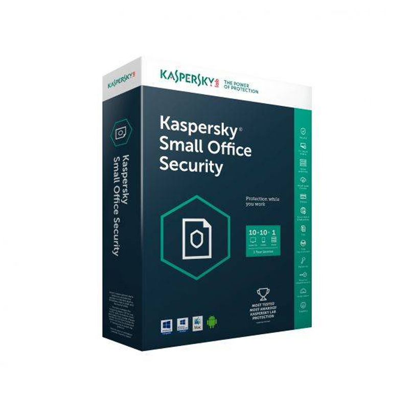 Kaspersky Small Office Security (1 File Server + 10 Desktops + 10 Mobiles)