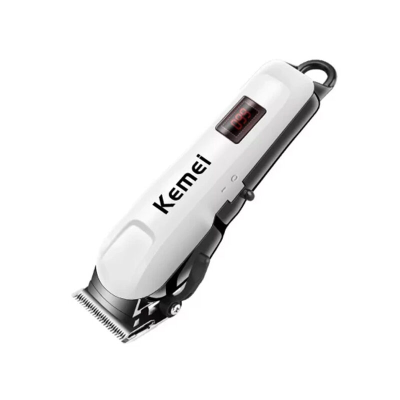 Kemei KM-809A Digital Electric Rechargeable Professional Hair Clipper Trimmer