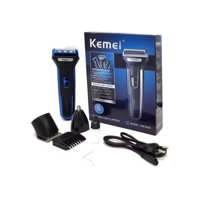 Kemei KM-6330 3-In-1 Hair & Beard Trimmer