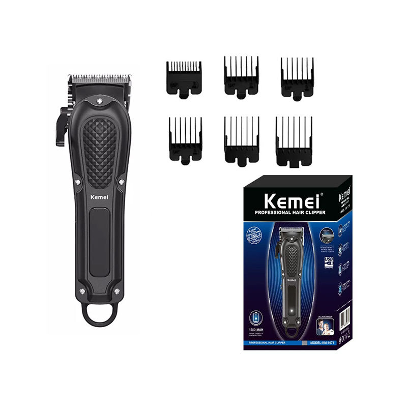 Kemei KM-1071 USB Rechargeable Hair Clipper and Beard Trimmer for Men