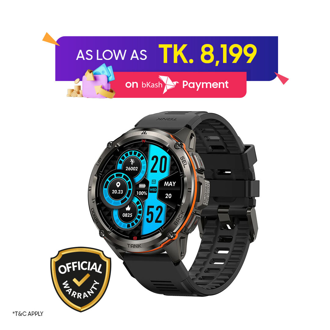 KOSPET Tank T3 Ultra BT Calling Smart Watch with GPS