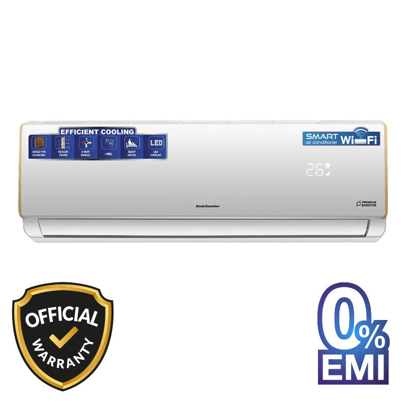 Kelvinator 1 Ton Smart Split Type Inverter Air Conditioner (KSV-12TPINV-SW)