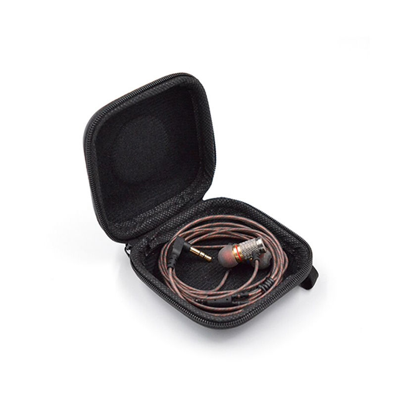 KZ PU Leather Wired Earphone Storage Box