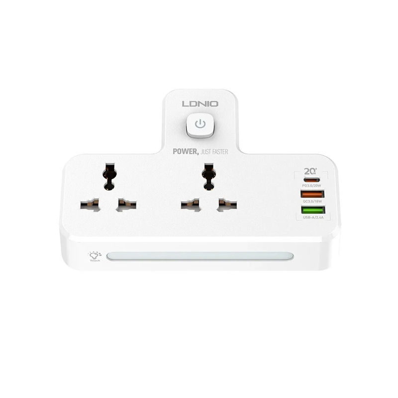 LDNIO SC2311 Extension Strip With 3 LED USB Ports - Multiplug