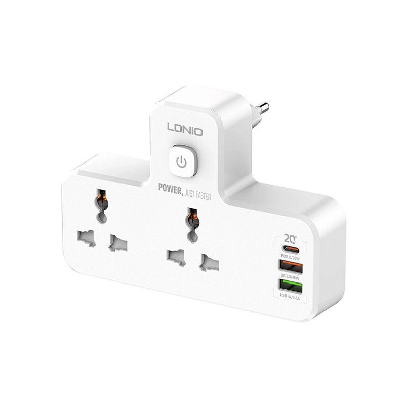 LDNIO SC2311 Extension Strip With 3 LED USB Ports - Multiplug