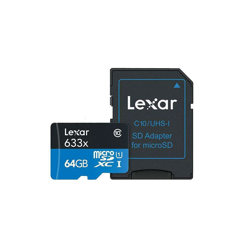 Lexar 633X 64GB Memory Card with Adapter