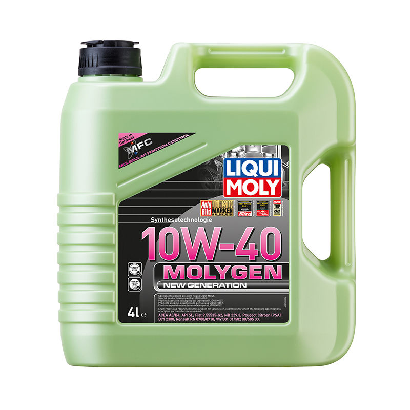 Liqui Moly Molygen New Generation 10W-40 Semi Synthetic Engine Oil - 4 Litre