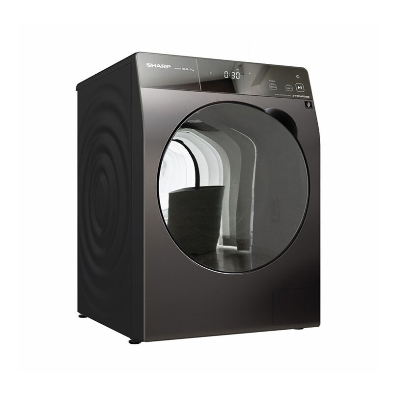 Sharp 10.5 kg Full Auto Front Loading Inverter Washing Machine (ES-FW105D7PS)