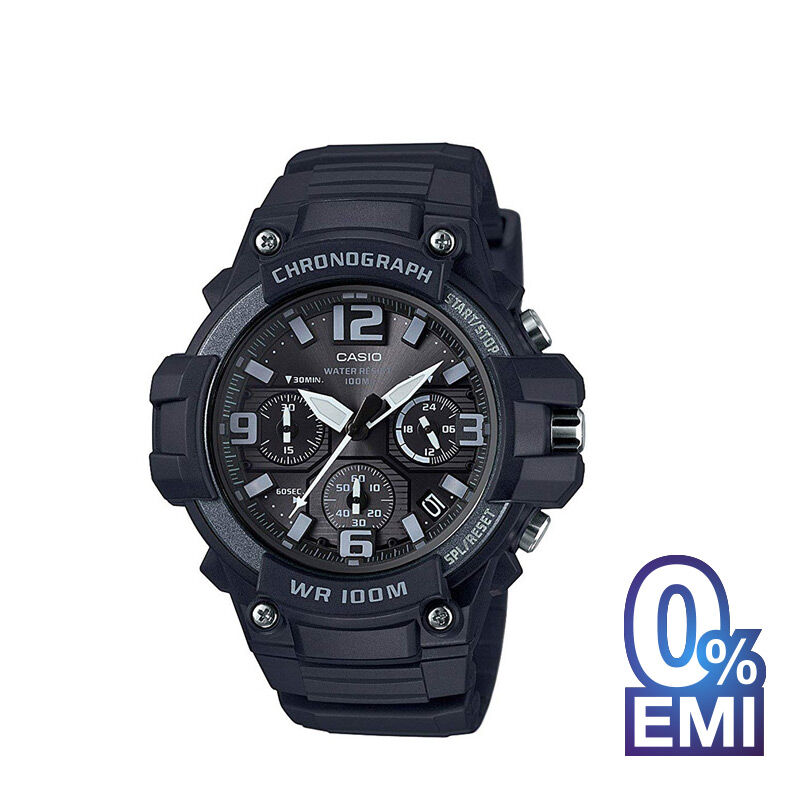 Casio Black Dial Men's Analog Watch (MCW-100H-1A3VDF)