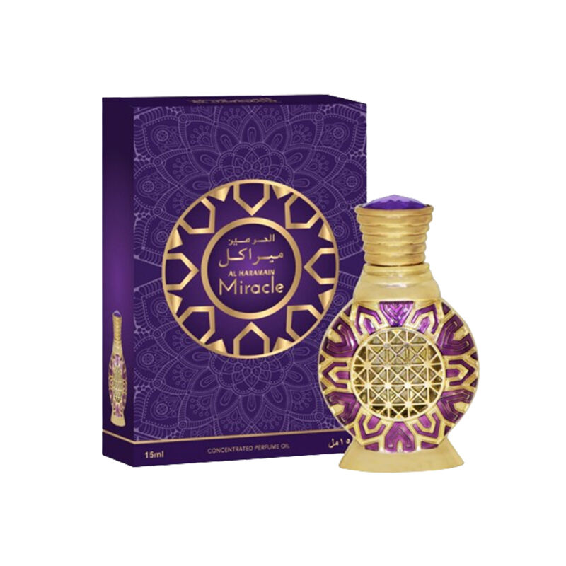 Al Haramain Miracle 15ML Attar For Unisex