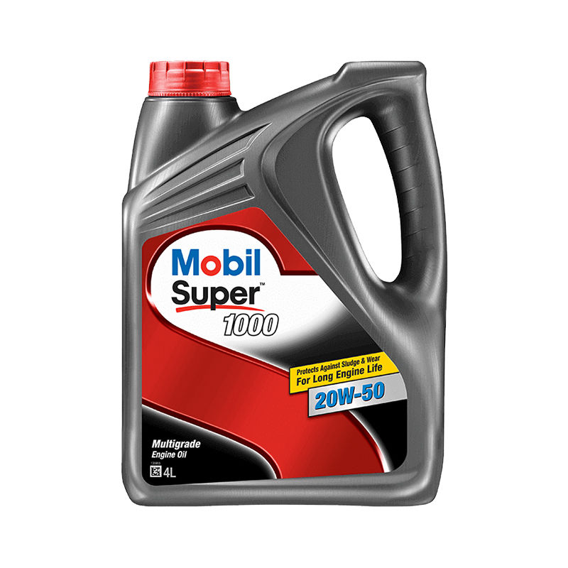 Mobil Super 1000 20W-50 4L - Premium Quality Mineral Engine Oil for Private Vehicles