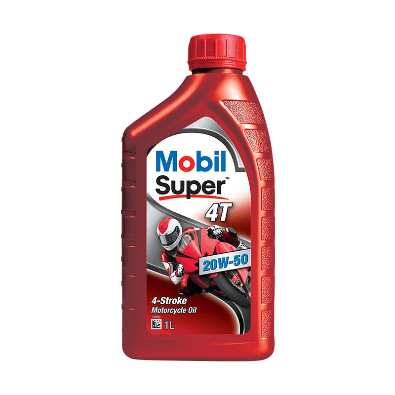 Mobil Super 4T 20W-50 1L - High Performance Engine Oil for Motorcycle