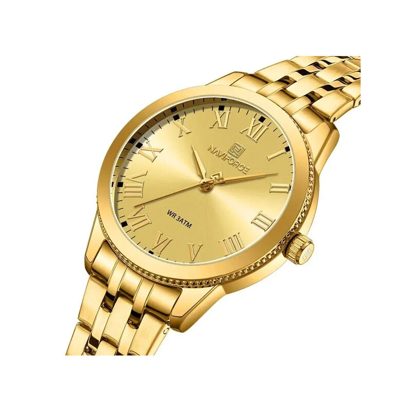 Naviforce 5032 Luxury Elegant Waterproof Stainless-Steel Women’s Watch – Gold