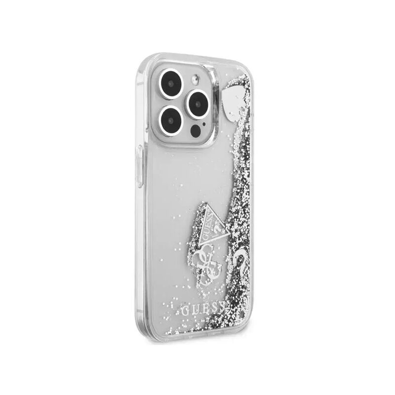 Guess HC Liquid Glitter Case for iPhone 15 Pro