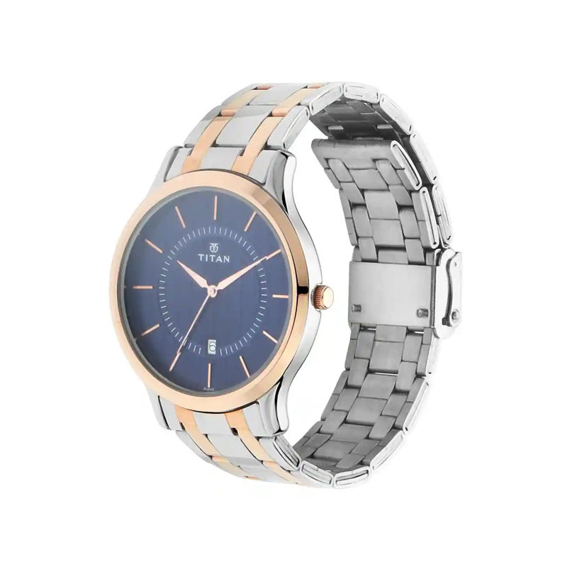 Titan on sale blue dial