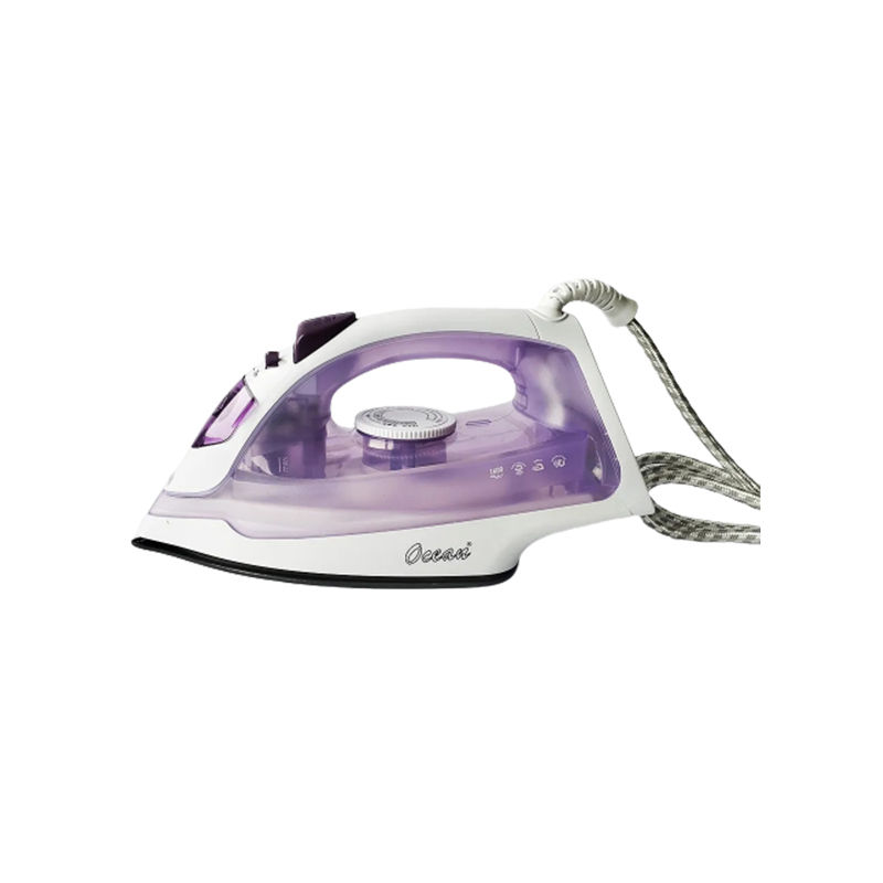 Ocean OSI808PC Ceramic Soleplate Iron Steam - Purple 