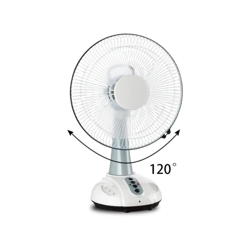 Prodip 14'' AC/DC Rechargeable Table Fan 