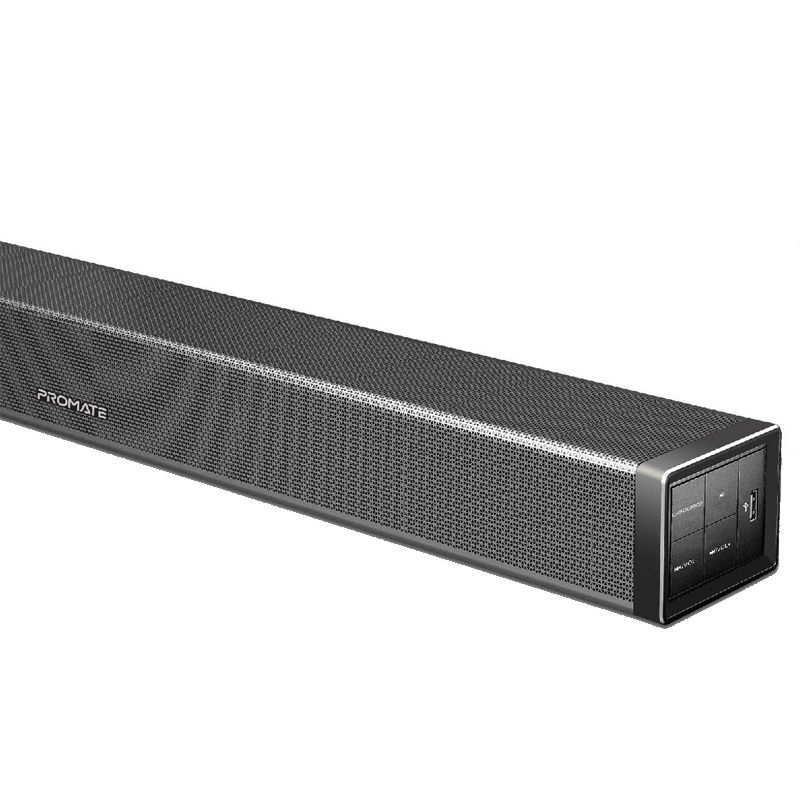 Promate BluesBar 40 HD Wireless Stereo SoundBar - Black