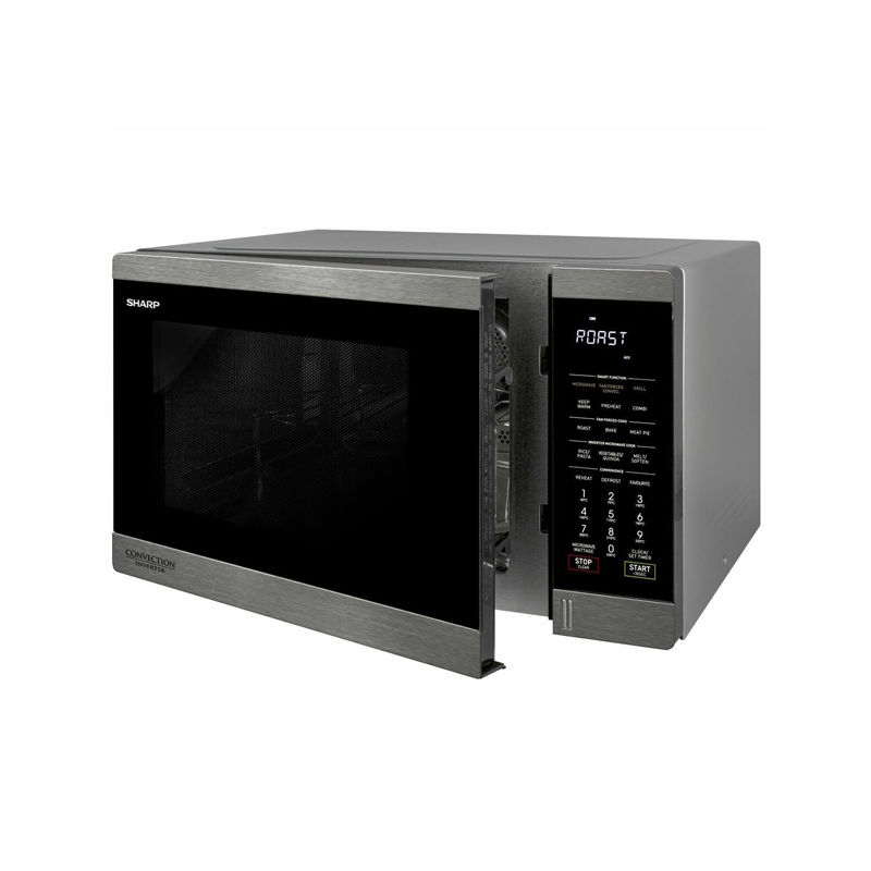 Sharp R-890E (BS) 32 Liter Inverter Grill & Convection Microwave Oven 