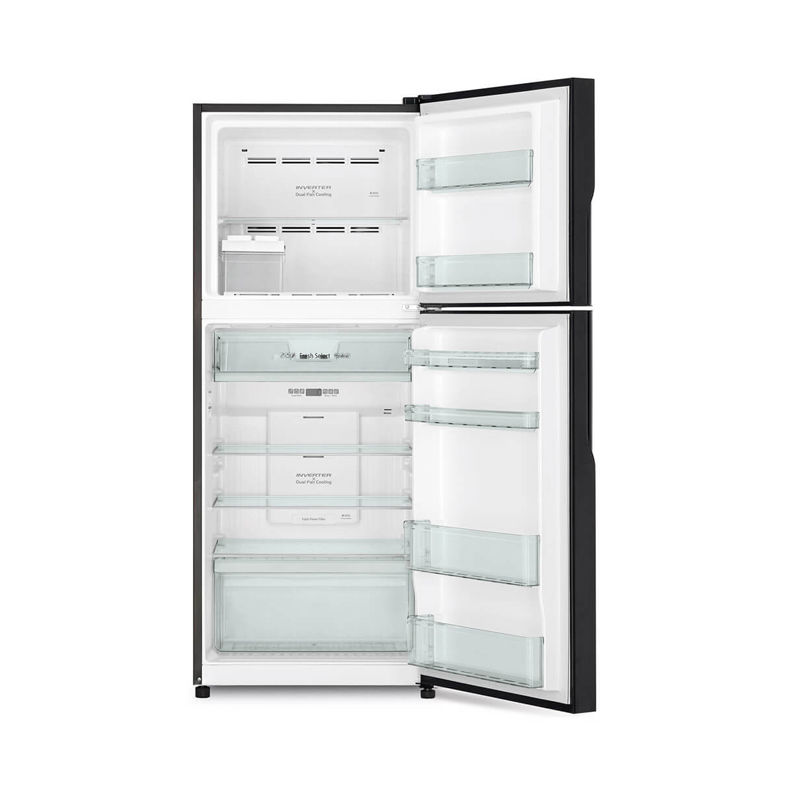 Hitachi 375 Liters Stylish Line Refrigerator (R-V420P8PB-KD-BBK)