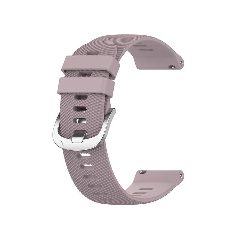 20mm Premium Silicone Cross Pattern Strap For Square Shape Smart Watch