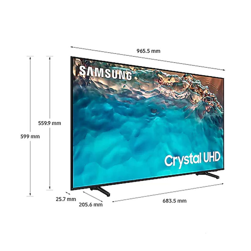 Samsung 43BU8100 43 Inch 4K Crystal UHD Smart TV