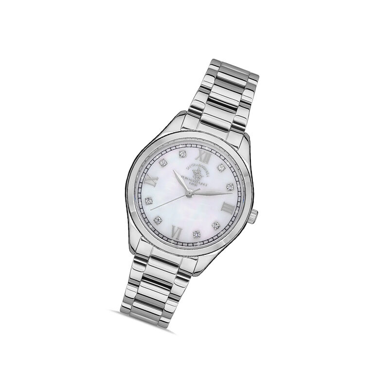 Santa Barbara Polo & Racquet Club Quartz Stainless Steel Women’s Watch (SB.1.10438-1)