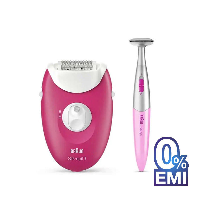 Braun SE3-420 Silk-Epil 3 Epilator Bikini Trimmer for Women