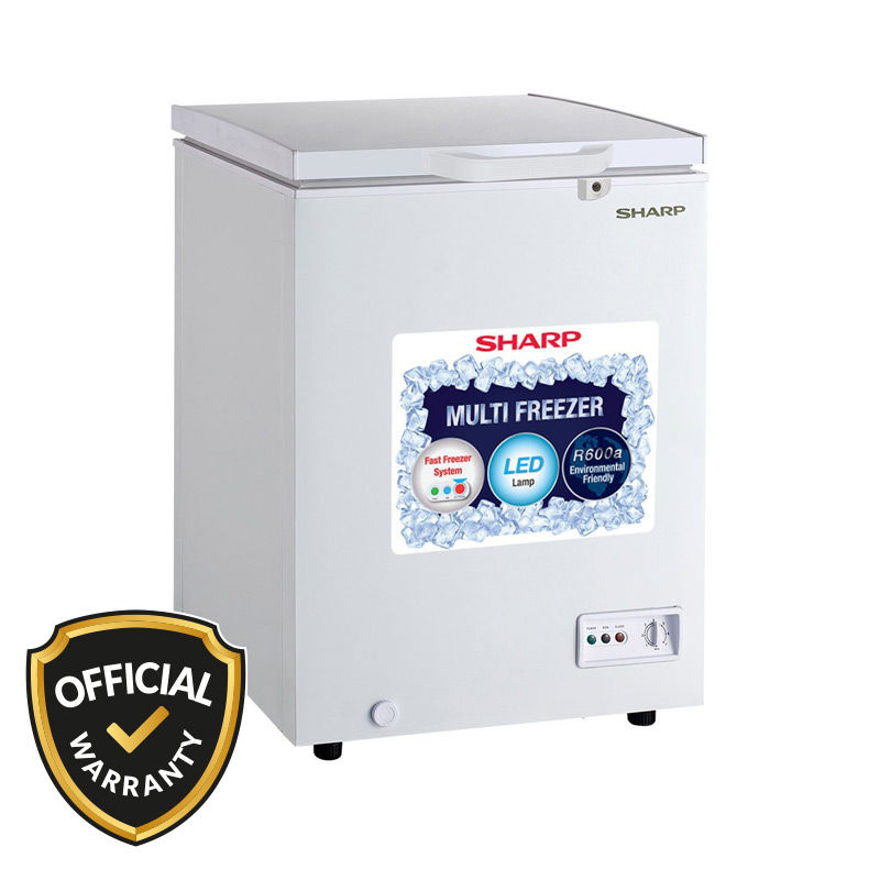 Sharp SJC-118-WH 110 Liters Freezer – White