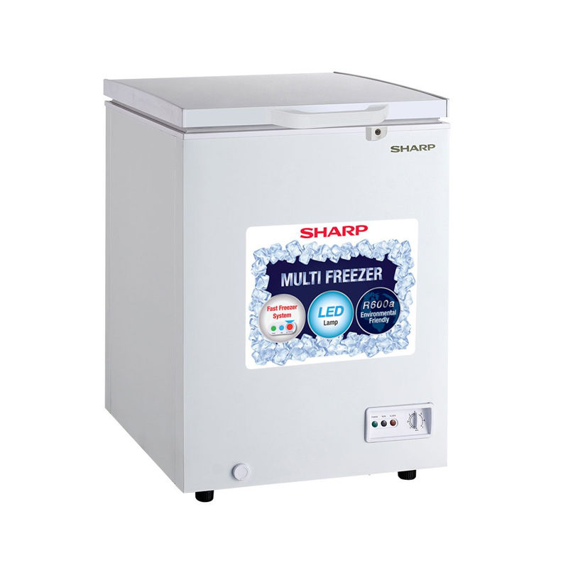 Sharp SJC-118-WH 110 Liters Freezer – White