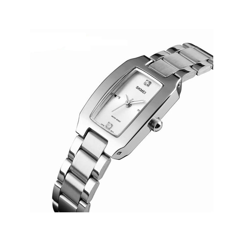 Skmei 1400SLV Fashionable Quartz Stainless Steel Watch for Women