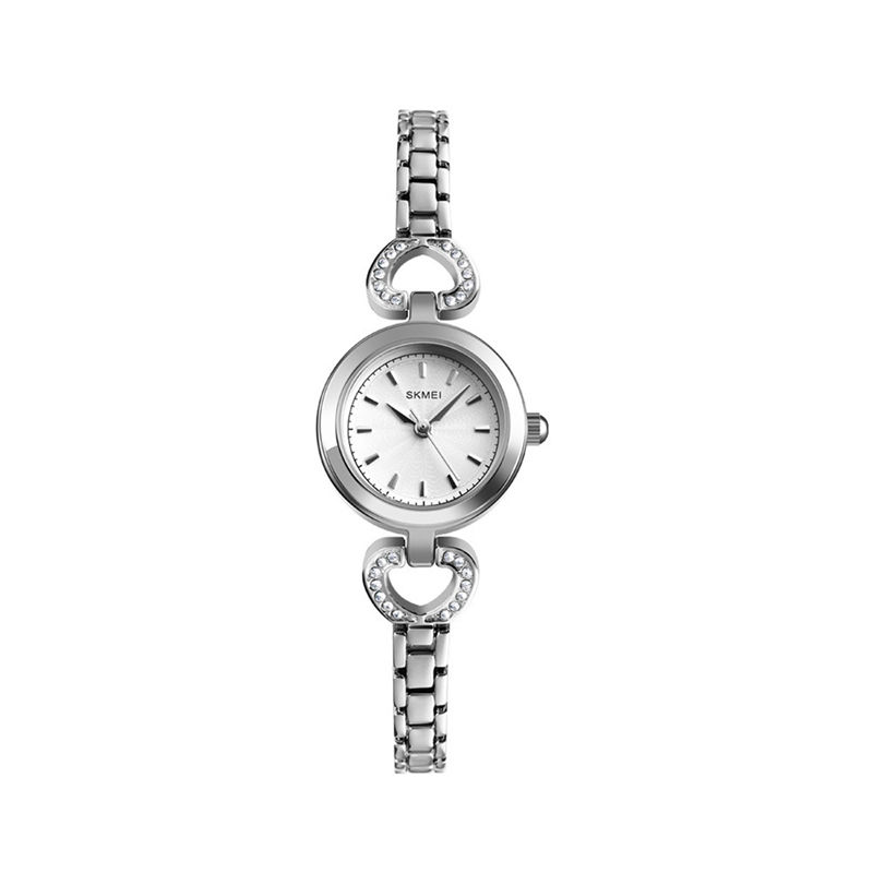 Skmei 1408SLV Fashionable Quartz Stainless Steel Watch for Women