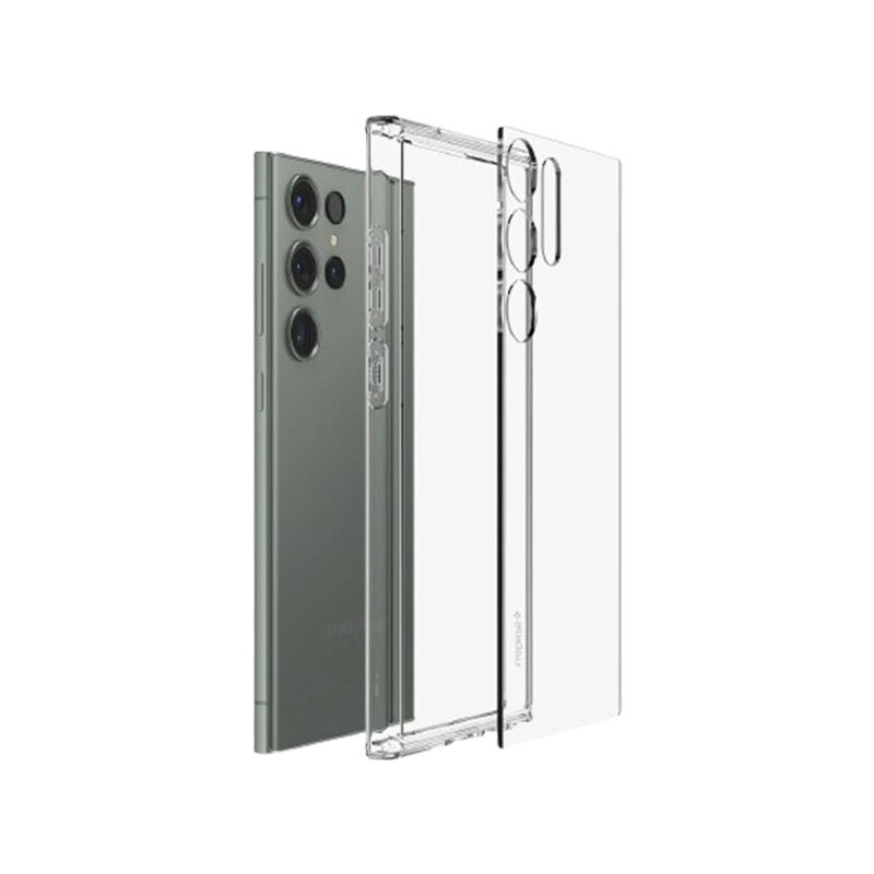 Spigen Ultra Hybrid Phone Case for Samsung Galaxy S23 Ultra - Crystal Clear 