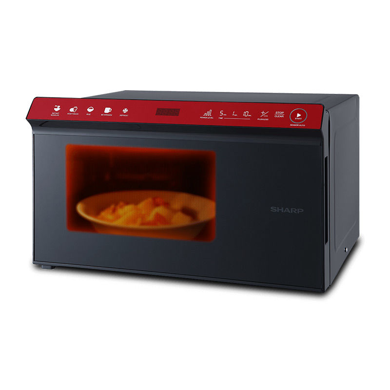 Sharp R-2235H(R) 24 Liters Top Control Solo Microwave Oven