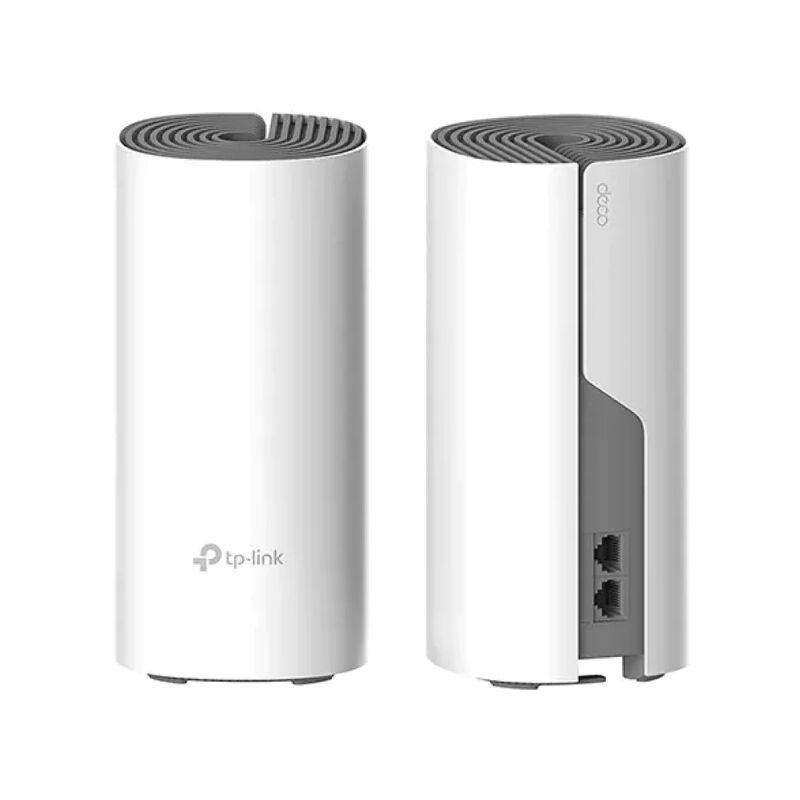 TP-Link Deco E4 (2 Pack) AC1200 Whole Home Mesh Wi-Fi System Dual-Band Router – White