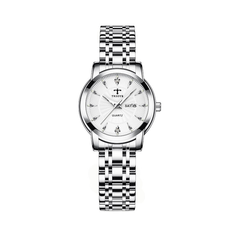 Trsoye 8801 Luminous Stainless Steel Women’s Watch - Silver