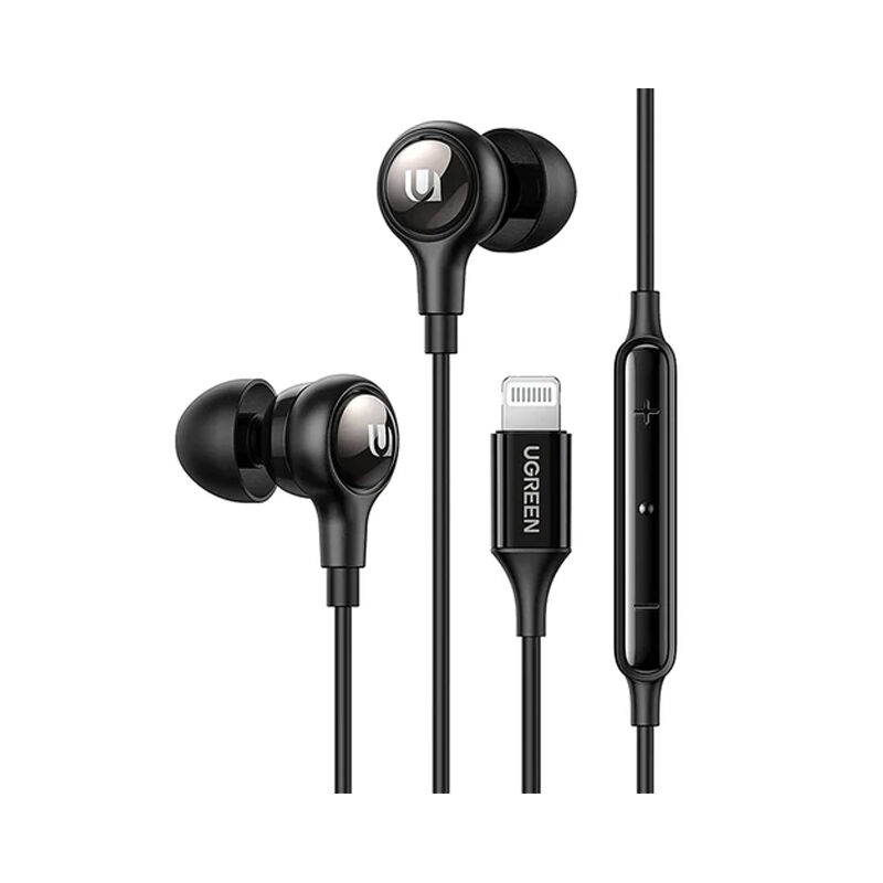 UGREEN EP103 Wired In-Ear Earphone (30631) - Black 